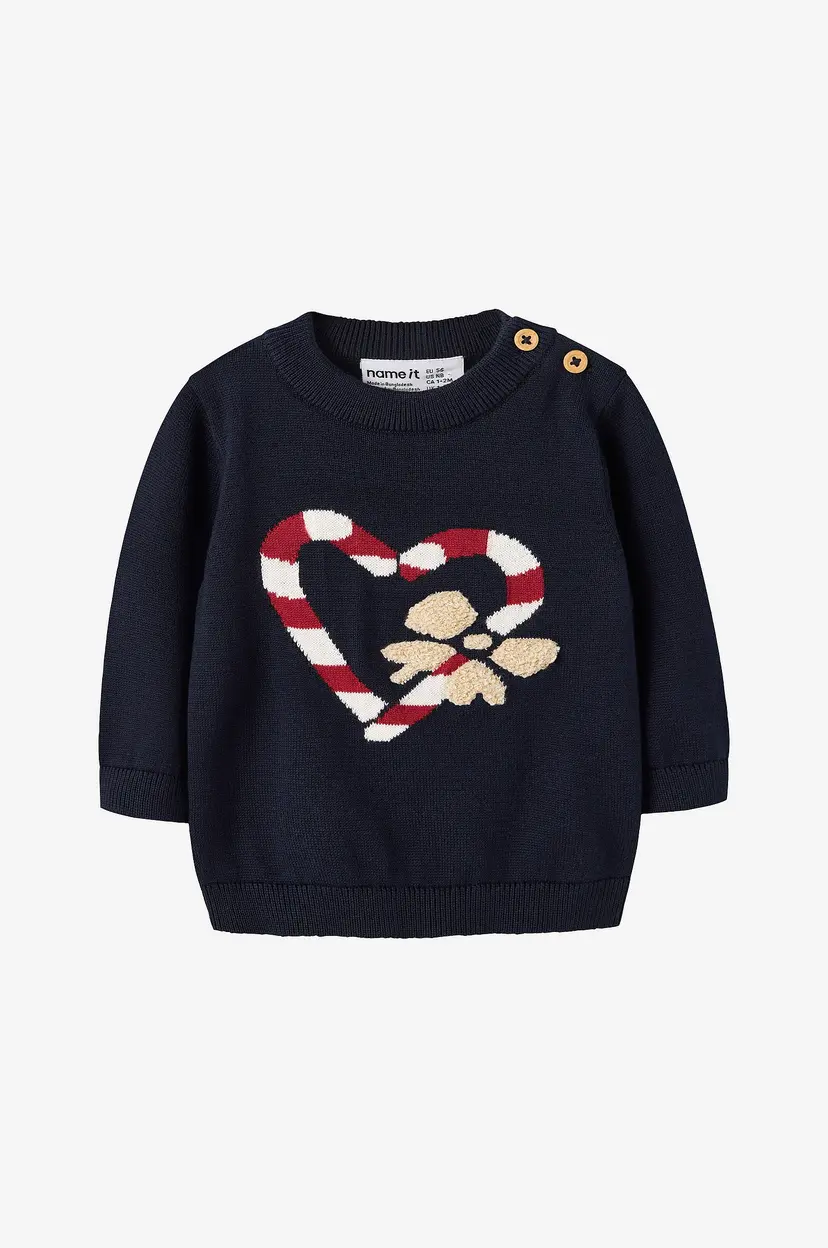 Name it baby Pullover nbfReamo LS Knit - Blå