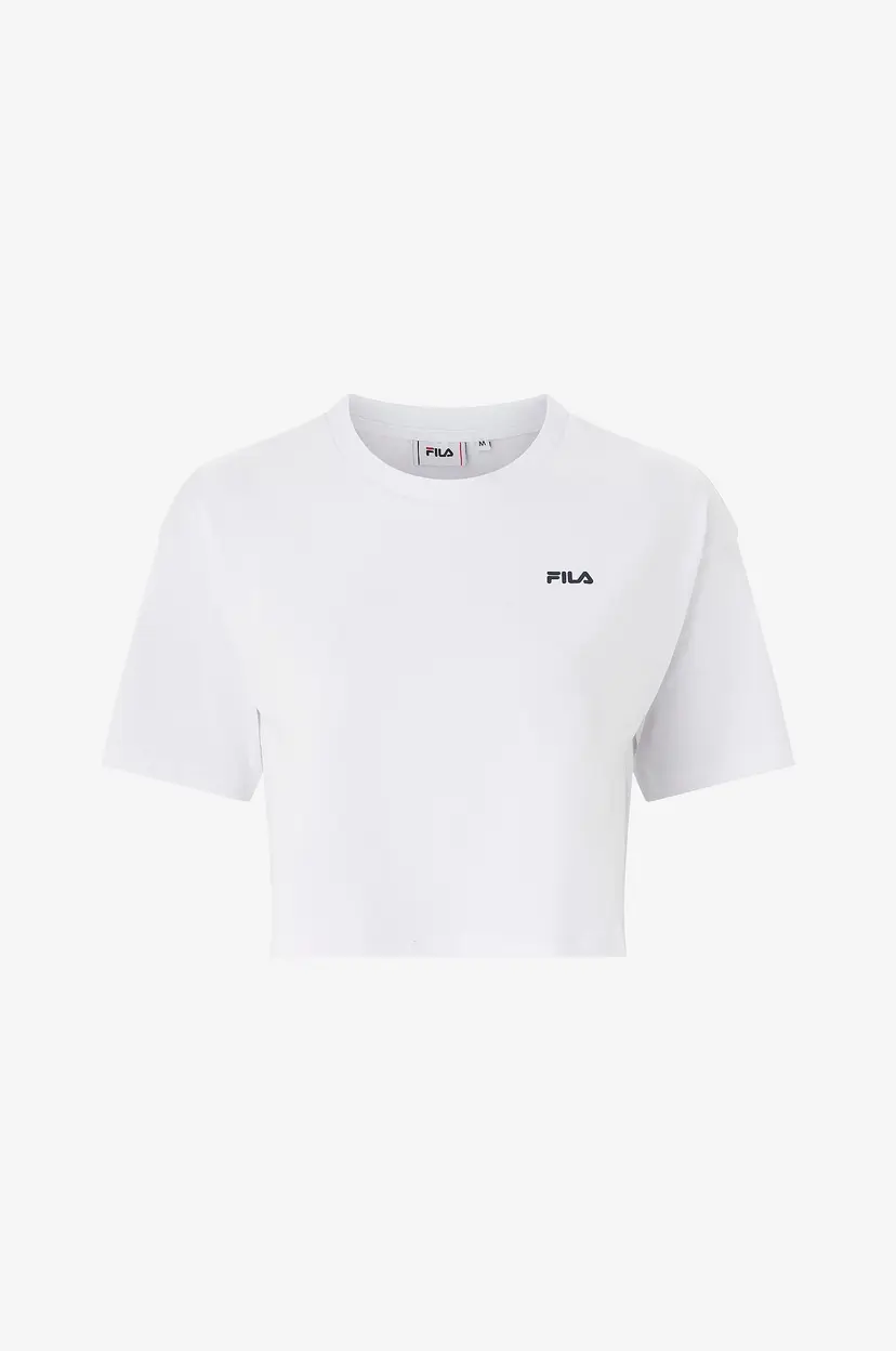 Fila T-skjorte Locri Loose Cropped Tee - Hvit