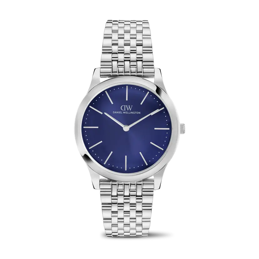 Daniel Wellington Silver 39mm Watch Pathfinder 7-link Arctic | DW