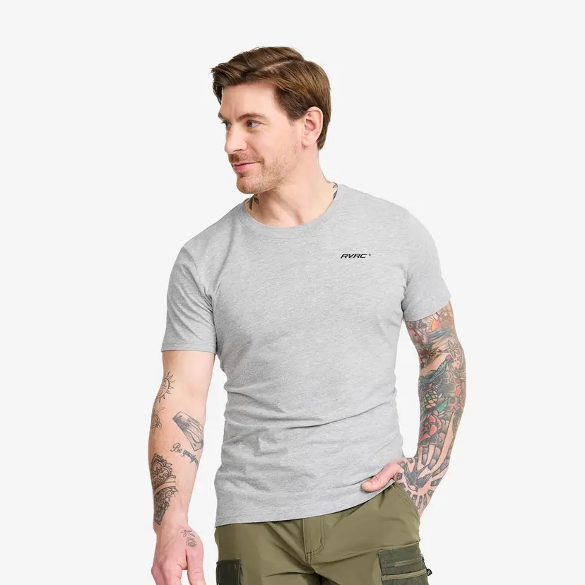 RevolutionRace Easy T-shirt Slim Fit Herre Grey Melange