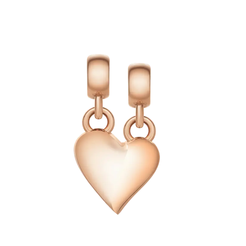 Daniel Wellington Rose Gold Charm Broken Heart | DW