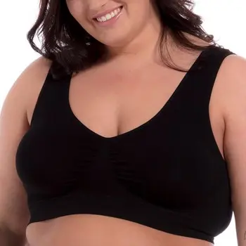 Magic Magic BH Comfort Bra Bamboo Svart XX-Large Dame