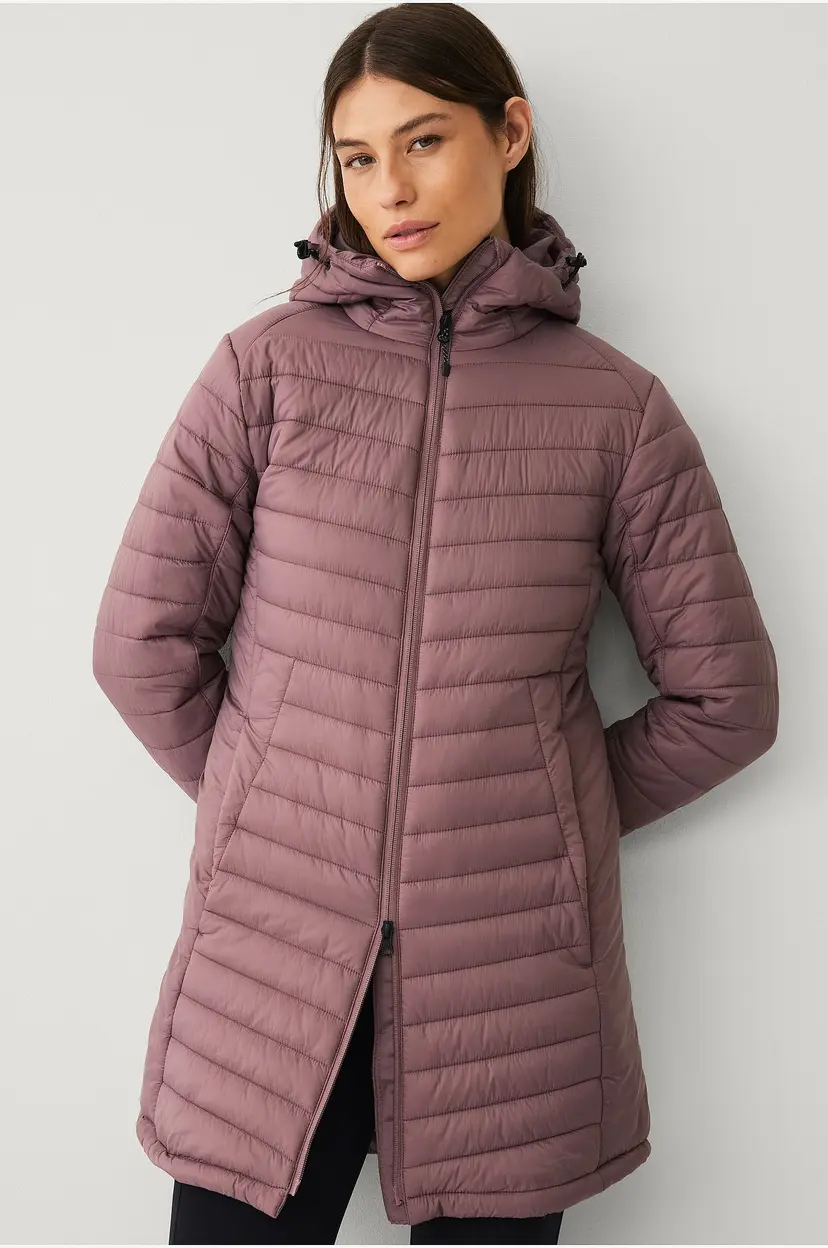 Áhkká Parka Quilted Parka Ltw W - Lilla