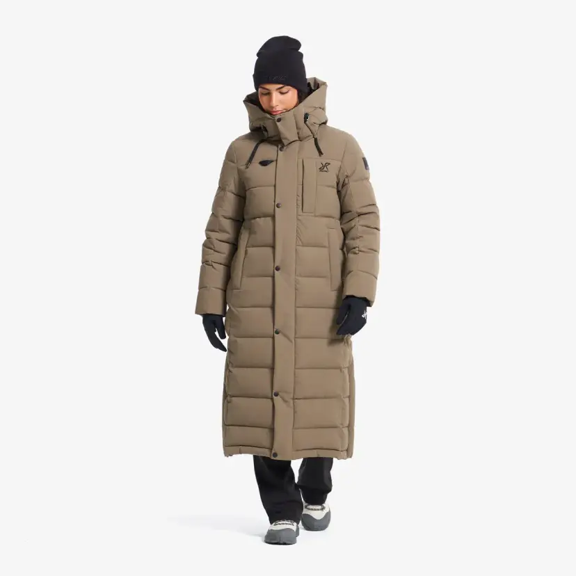 RevolutionRace Scenic Insulated Long Parka Dame Morel