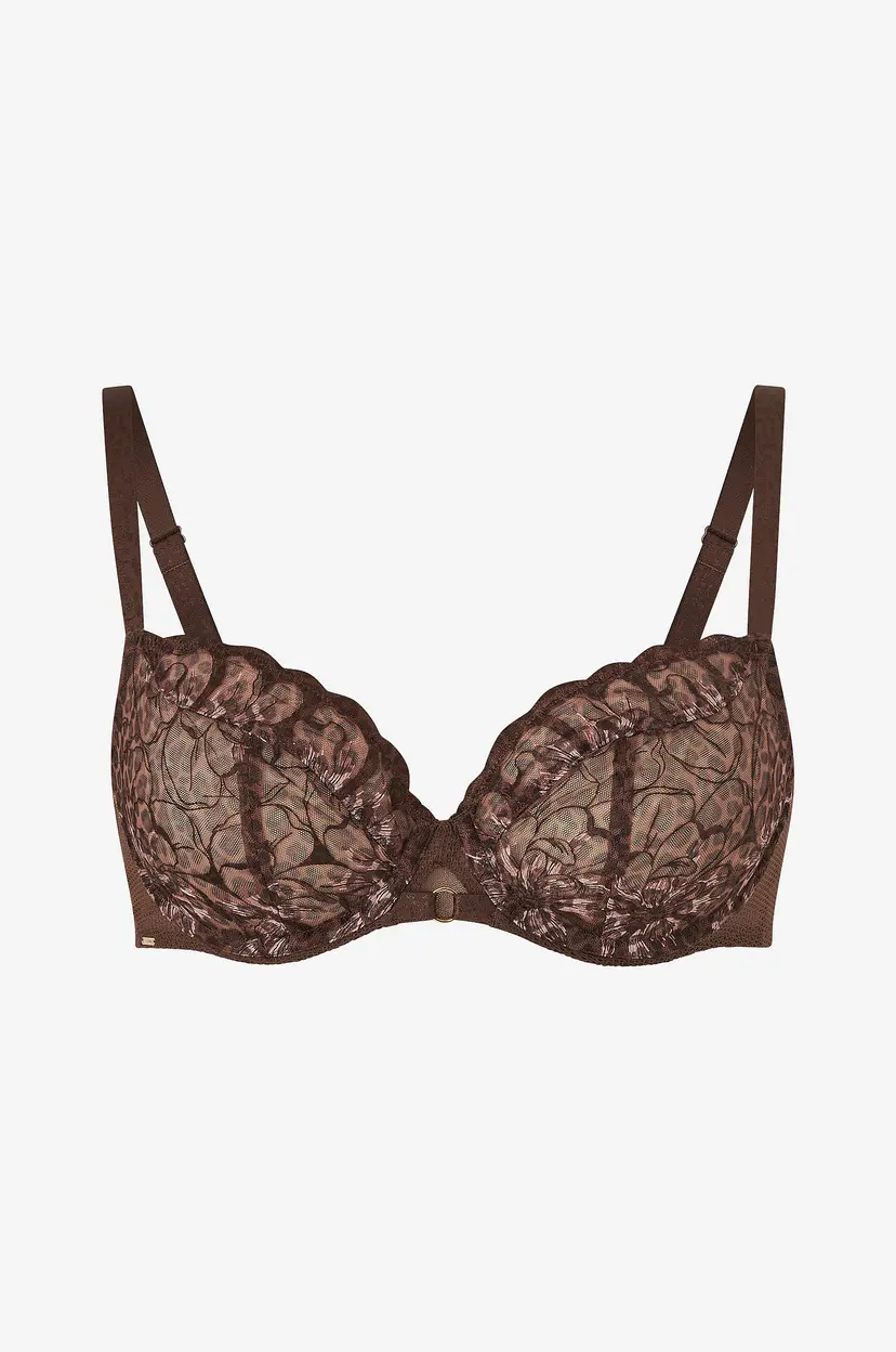 Chantelle Spile-BH Fleurs Covering Underwire Bra - Brun
