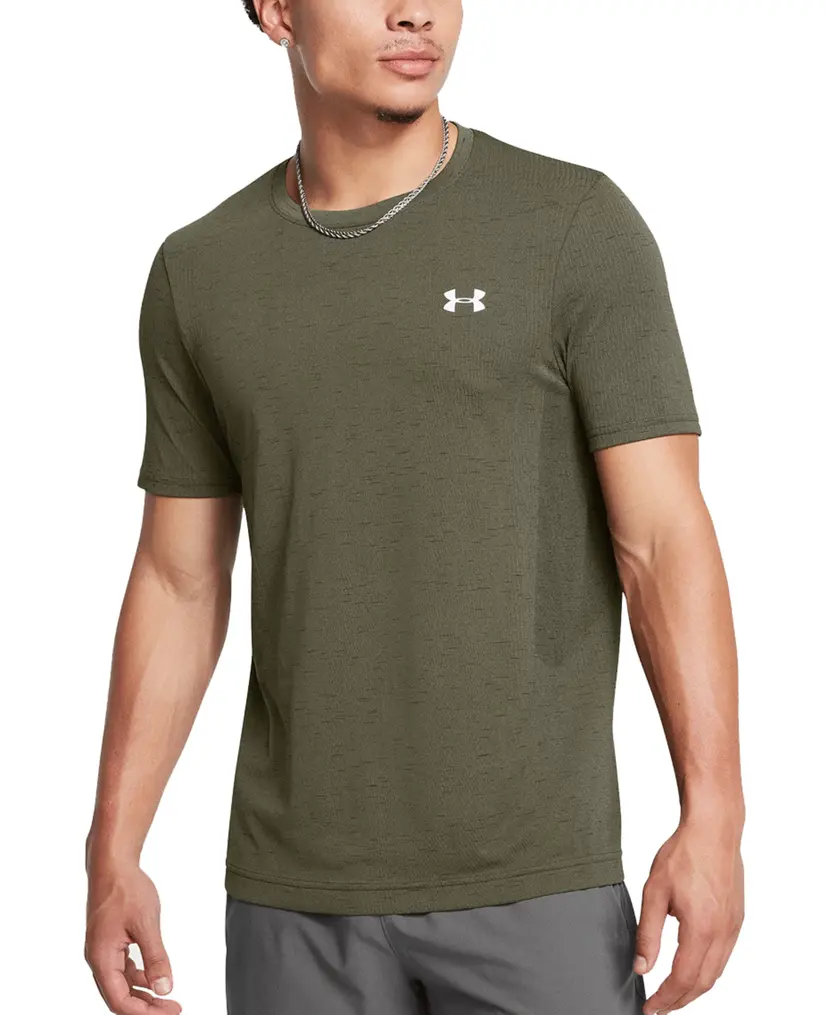 Under Armour Under Armour Vanish Seamleshort Short Sleeve Marine Od Green