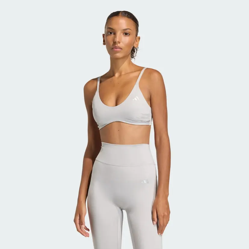 Adidas Optime Essentials Workout Shine Light Support BH