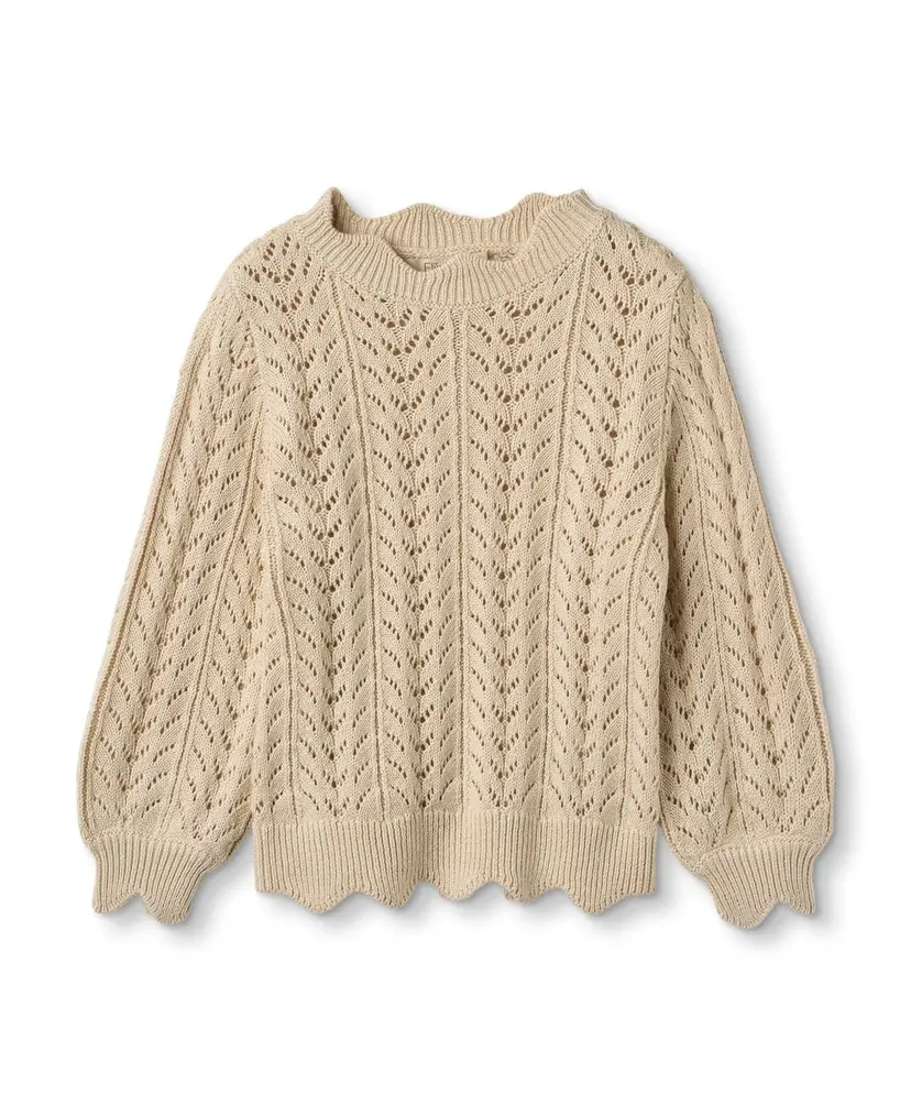 Fliink Fliink Nova Pullover Knit Sandshell (92 / 2 år)