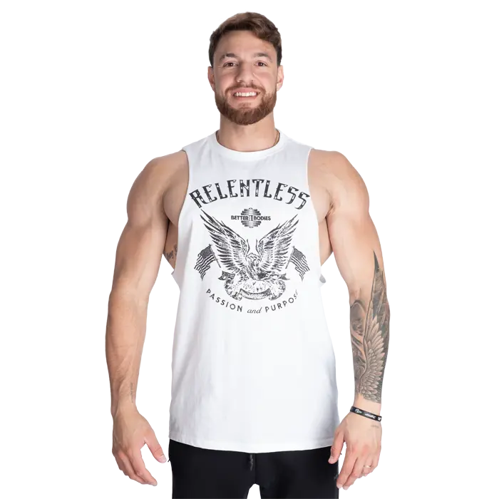 Better Bodies Relentless Cut Out T‑Skjorte Hvit