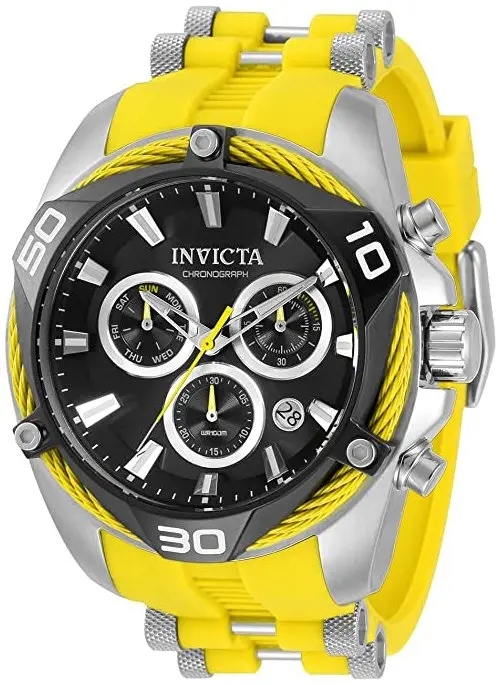 Invicta Invicta Herreklokke 31313 Bolt Sort/Stål Ø50 mm