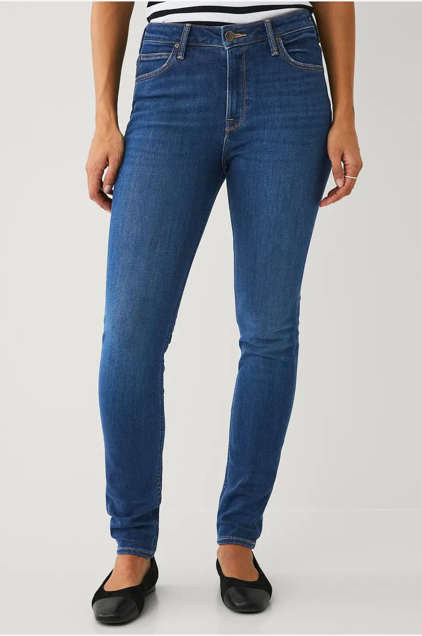 Lee Jeans Scarlett High - Blå