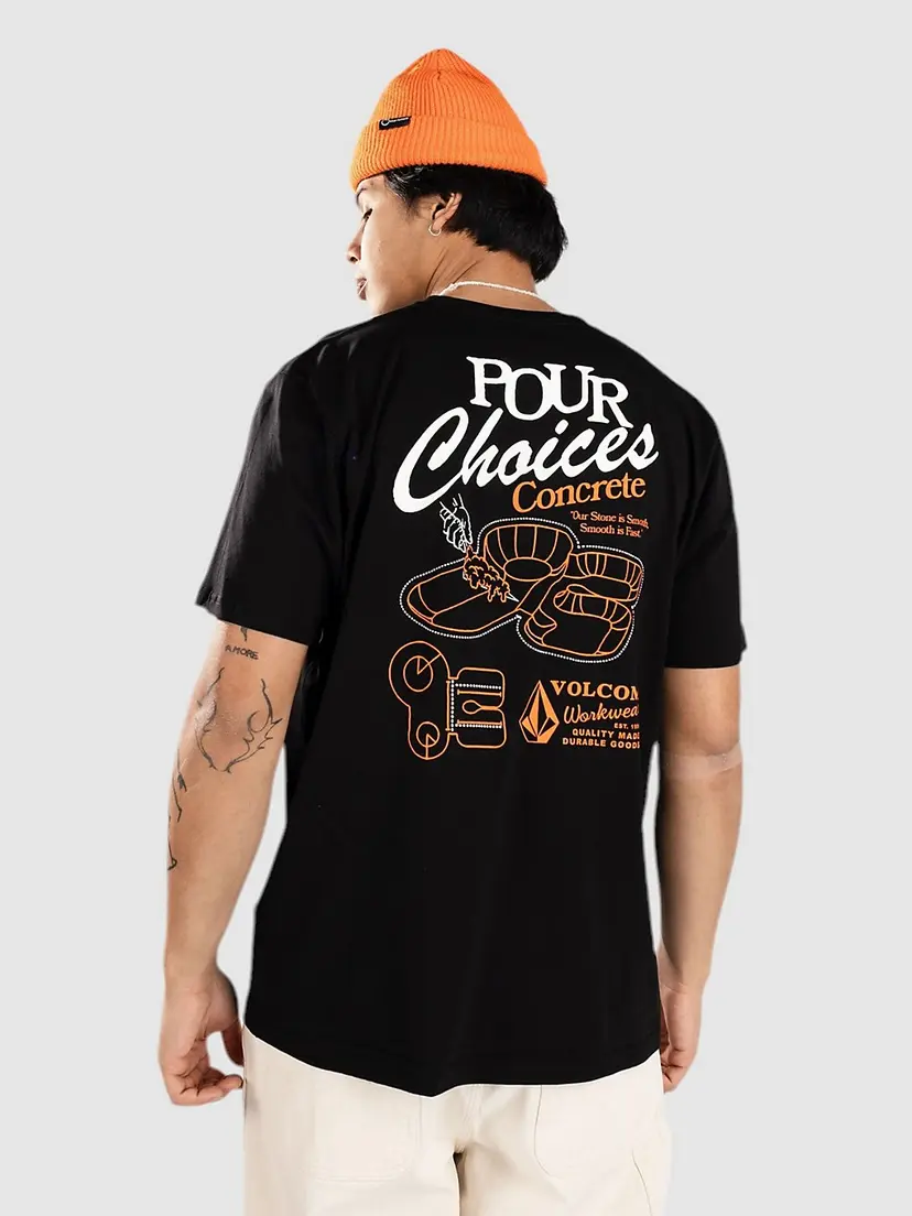 Volcom Volcom Pour Choices Bsc T-skjorte svart