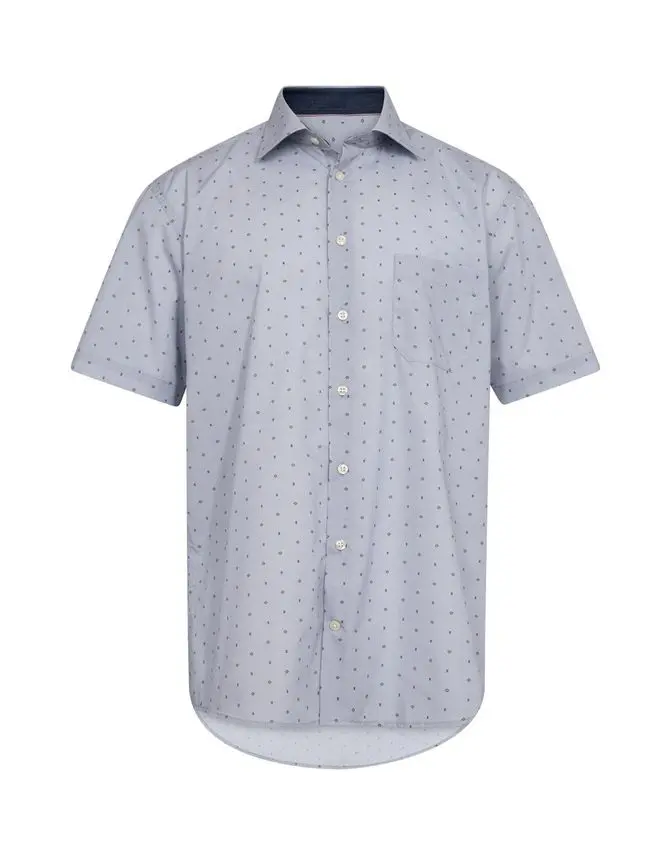 Black Blue Shirt s/s regular fit