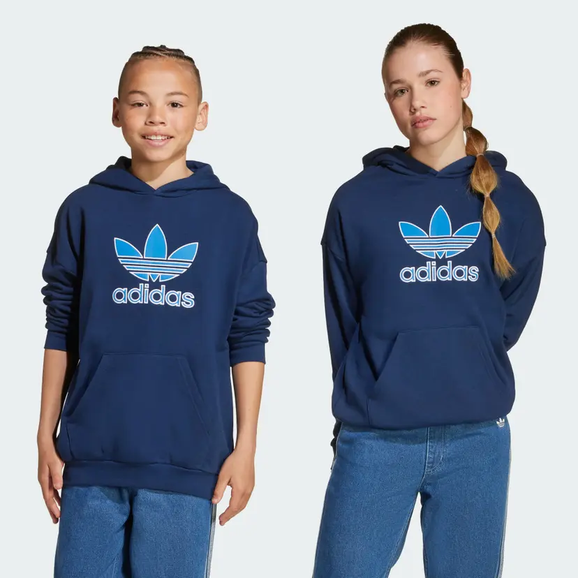 Adidas Big Logo Oversized Hettegenser