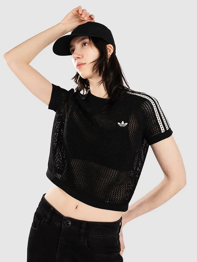 Adidas Originals adidas Originals Crochet T-skjorte svart