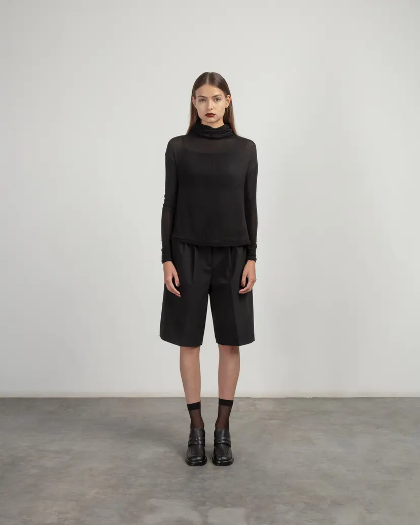 Neirami Camisola gola alta Neirami T010CO Preto