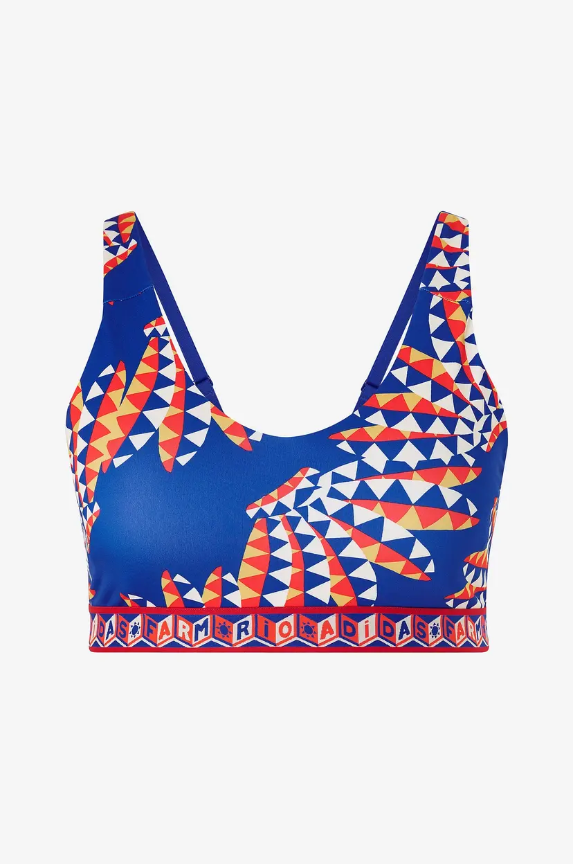 Adidas Sport Performance Sports-BH Farm Bra PS - Blå