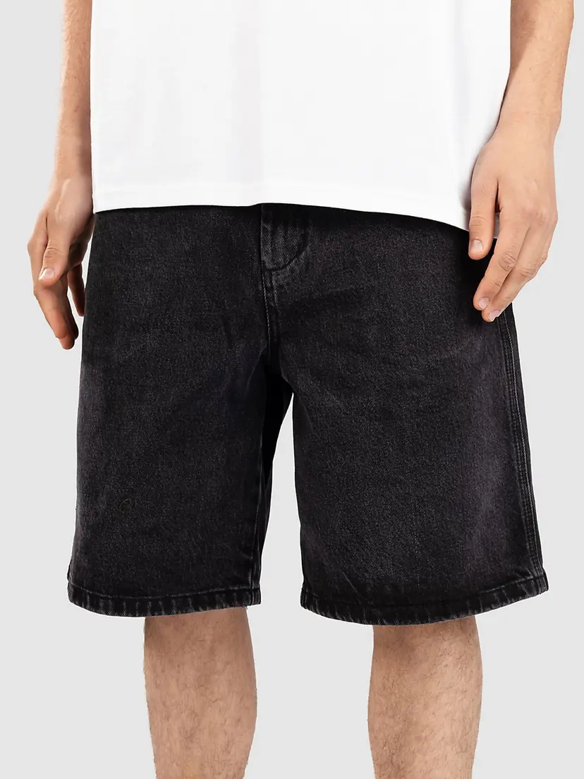 Worship Supplies Worship Supplies Nuclear Lounger Jean Shorts svart