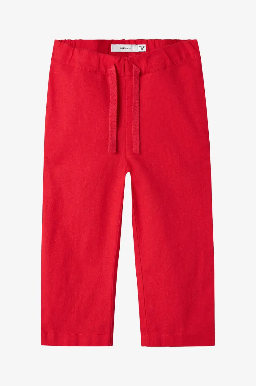 NAME IT Bukser nmfFalinnen Straight Pant - Rød