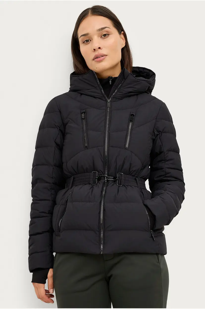 Áhkká Skijakke Gold Ski Jacket w Clasp - Svart
