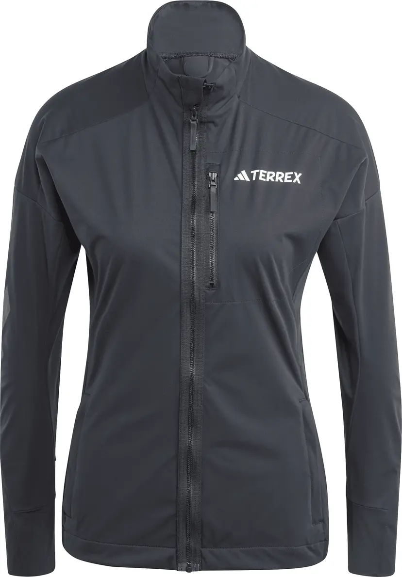 Adidas Adidas Women's Terrex Xperior Cross Country Ski Soft Shell Jacket Black