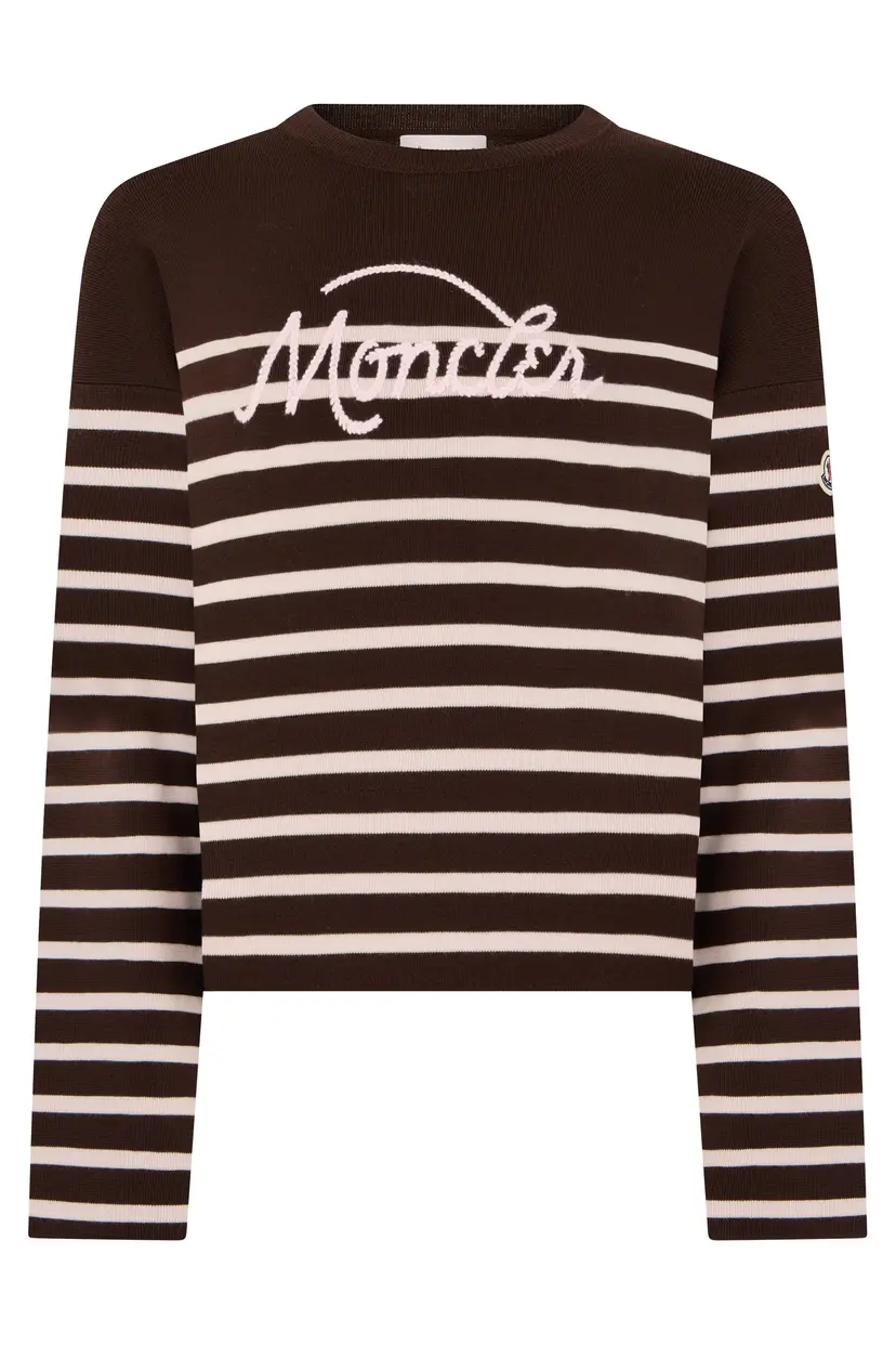 Moncler Moncler Strikkegensere – Brun