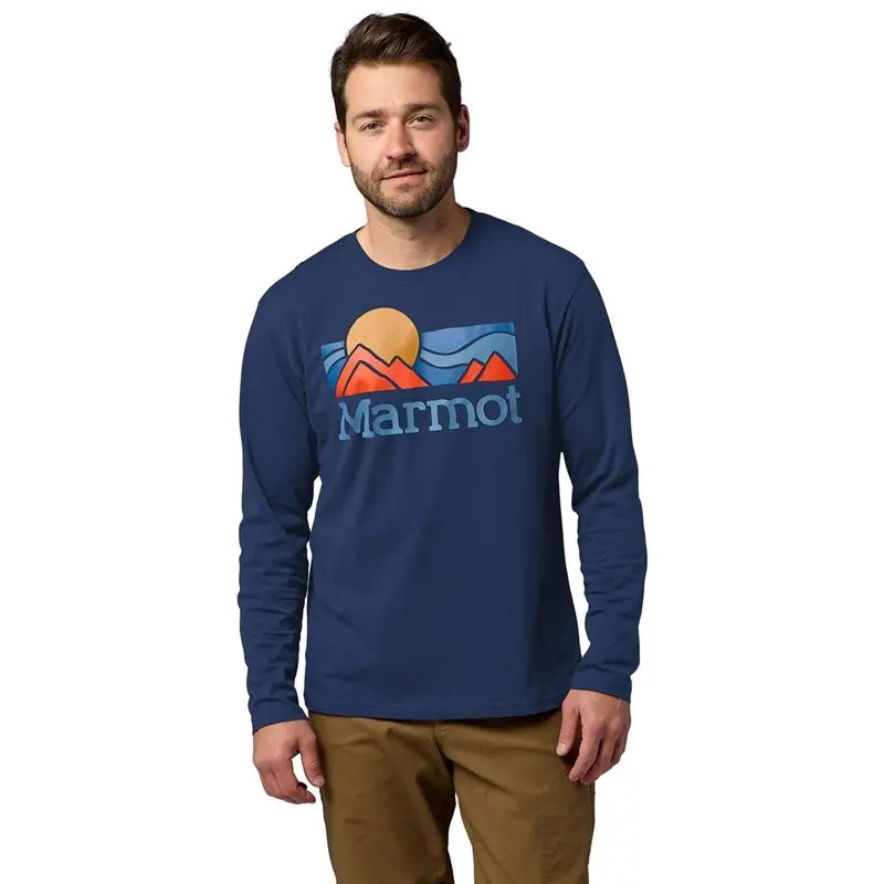 Marmot Marmot Coastal Tee LS Nightfall Navy