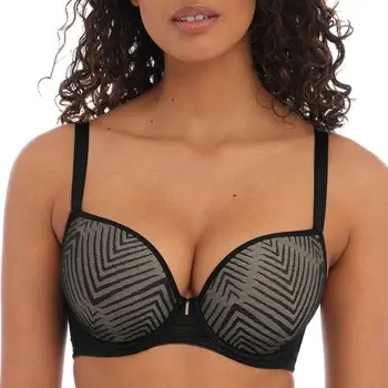 Freya Freya BH Tailored Uw Moulded Plunge T-Shirt Bra Svart F 60 Dame