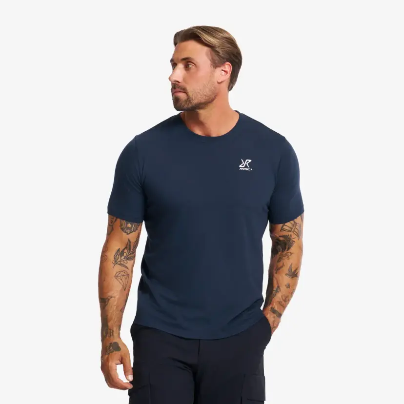 RevolutionRace Easy 2 Pack T-shirt Herre Deep Navy