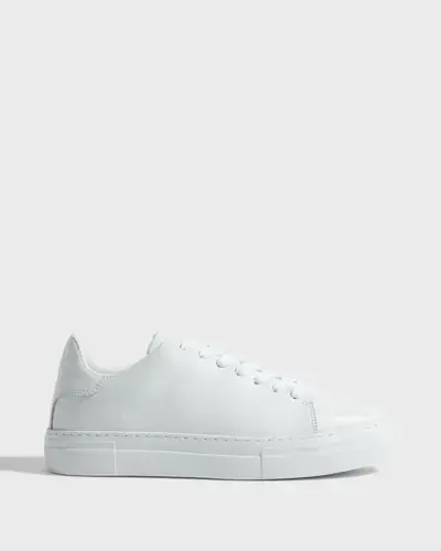 Selected Men Selected Men Slhdavid Chunky Leather Sneaker Noo Lave sneakers Hvit
