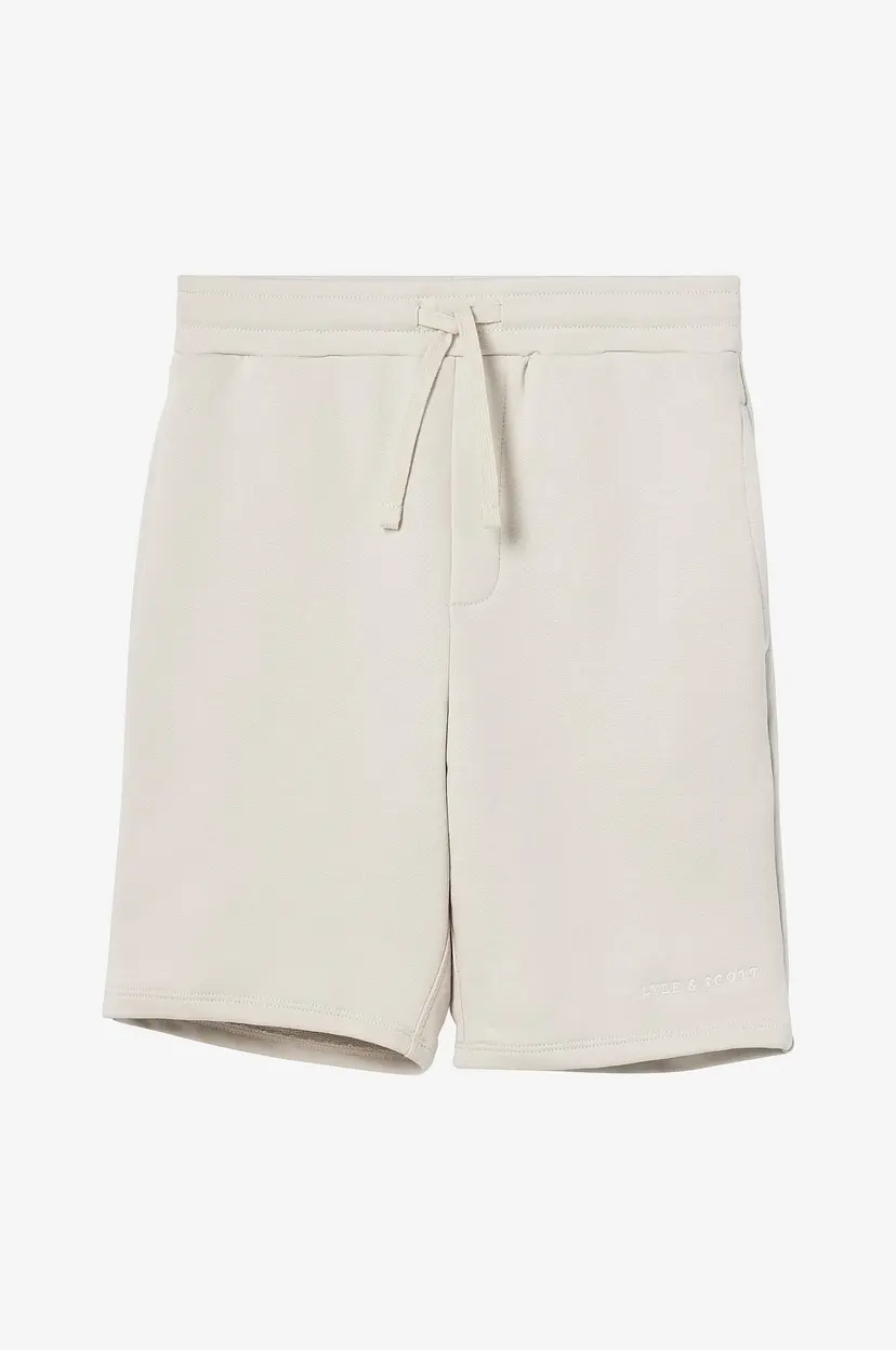 Lyle & Scott Sweatshorts Script Embroidered Sweat Short - Blå