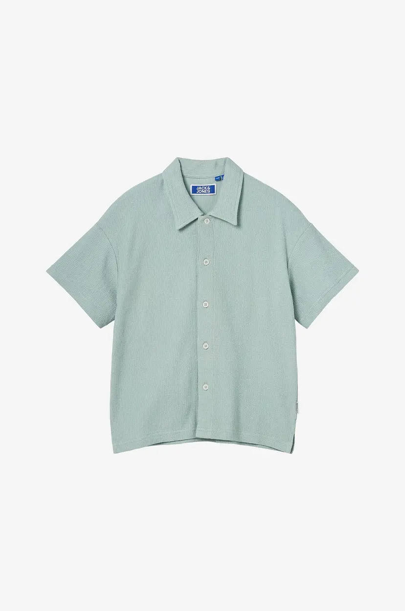 Jack & Jones Junior Skjorte jorJasper Button Through Shirt SS Jnr - Grønn
