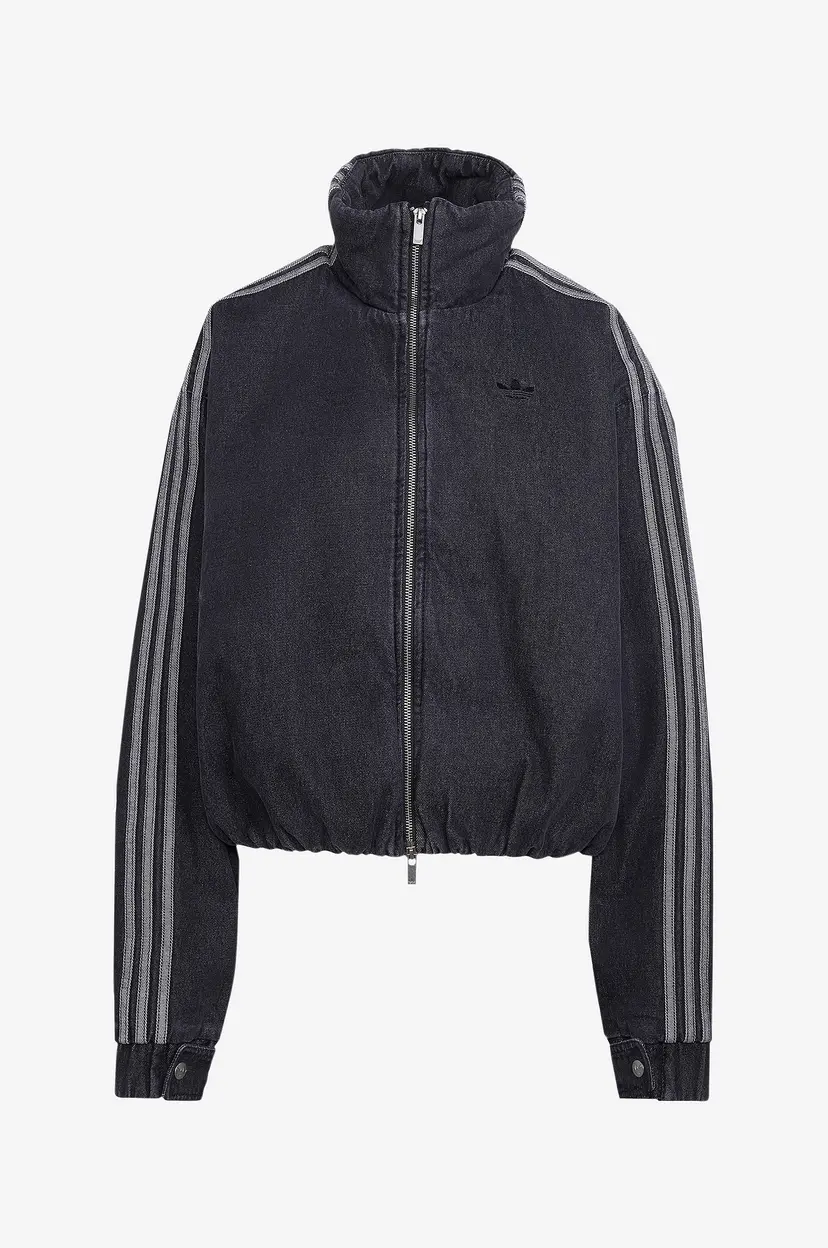Adidas Originals Denim jakke Firebird Jkt - Svart