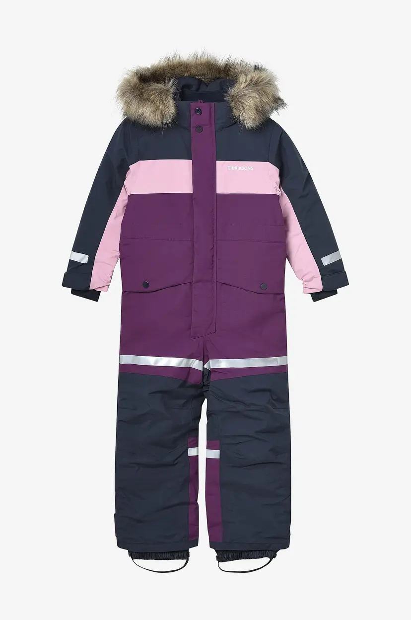Didriksons Parkdress Bjärven Kids' Coverall - Lilla