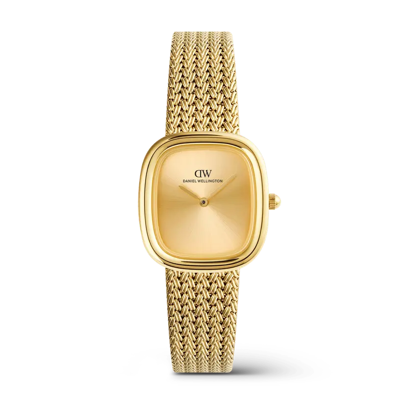Daniel Wellington Gold 24mm Watch Margot Braided Mesh Unitone | DW