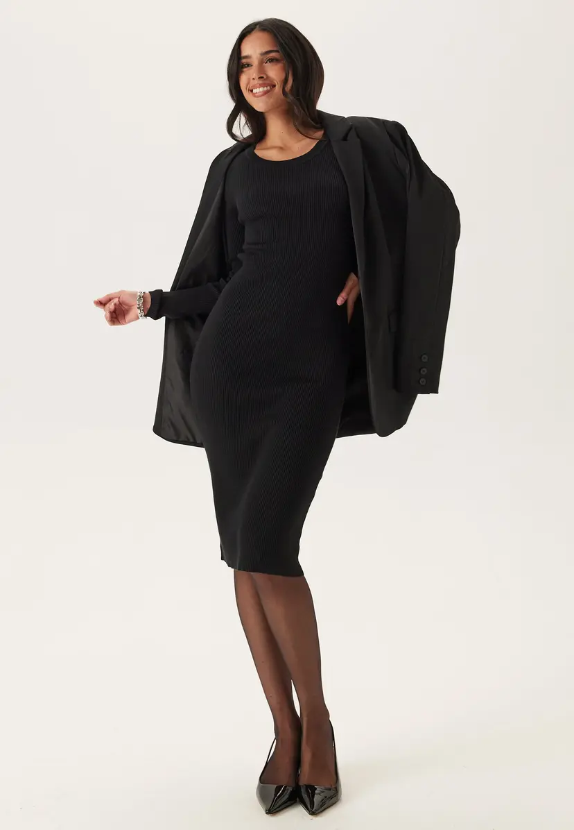 Vero Moda Vmgizelle Ls O-neck Blk Dress