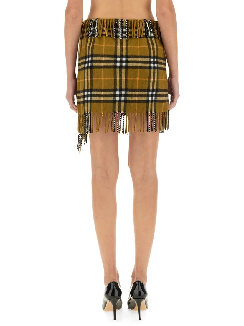 Burberry Burberry Miniskjørt – Brun