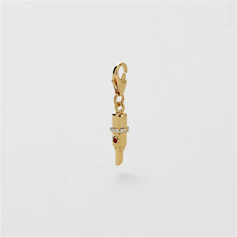Safira Red Lipstick Charm