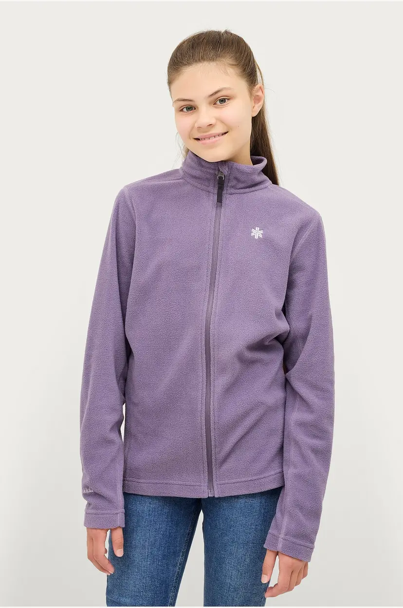 Áhkká Fleecejakke Basic Fleece Kids - Lilla