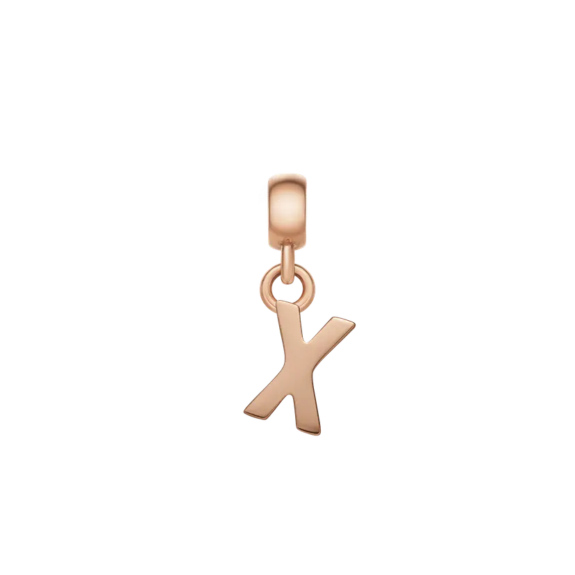Daniel Wellington Rose Gold Charm Letter | DW
