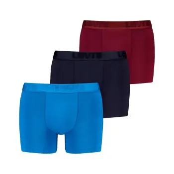 Levi's Levis 3P Premium Boxer Rød/Blå  bomull Small Herre