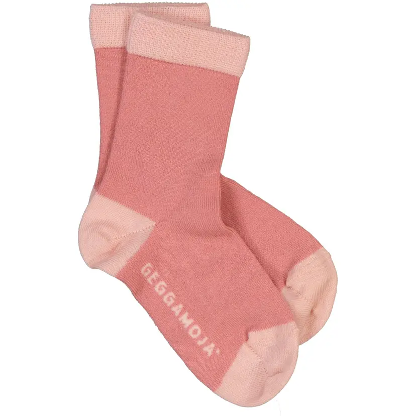 Geggamoja Strumpor Merinoull Rosa - 19-20