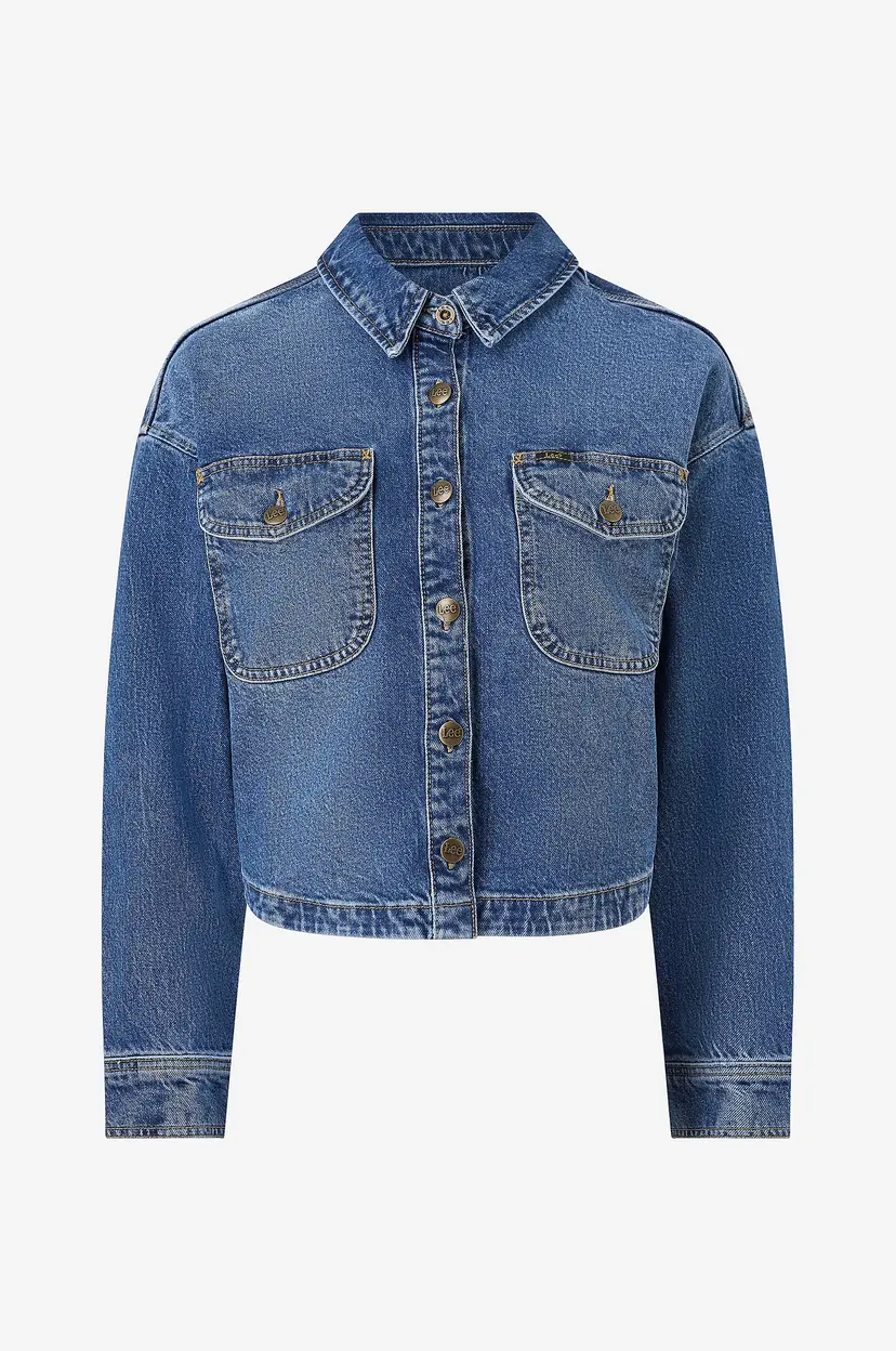 Lee Denimskjorte Flap Pocket Shirt - Blå