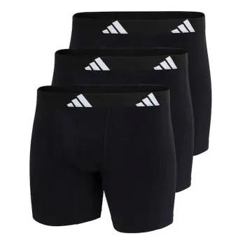 Adidas adidas 3P Active Flex Cotton Boxer Brief Svart bomull Small Herre