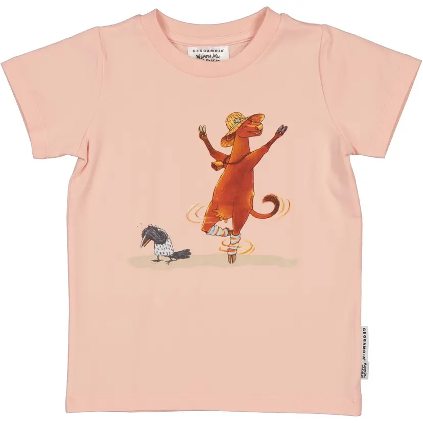 Geggamoja T-shirt Mamma Mu och Kråkan Rosa - 122/128