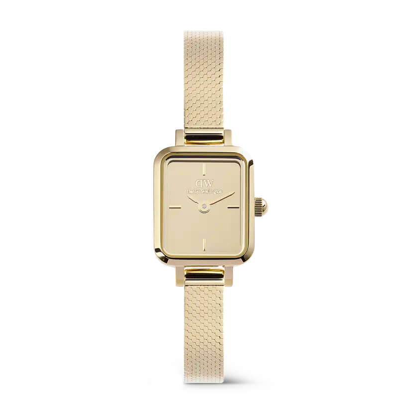 Daniel Wellington Gold 15.4x18.2mm Watch Quadro Mini Reflection | DW