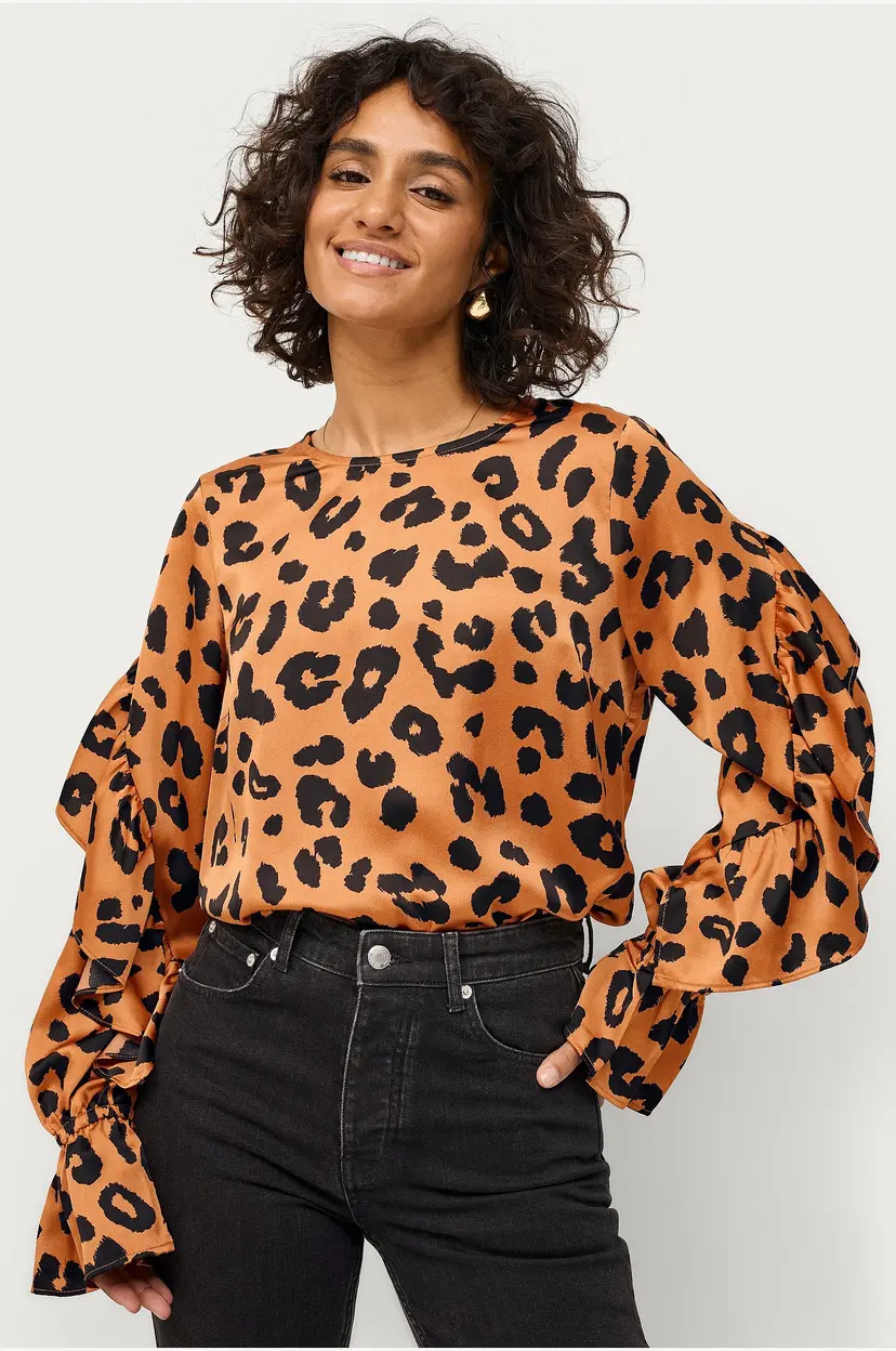 Ellos Collection Bluse Blouse Katja - Brun