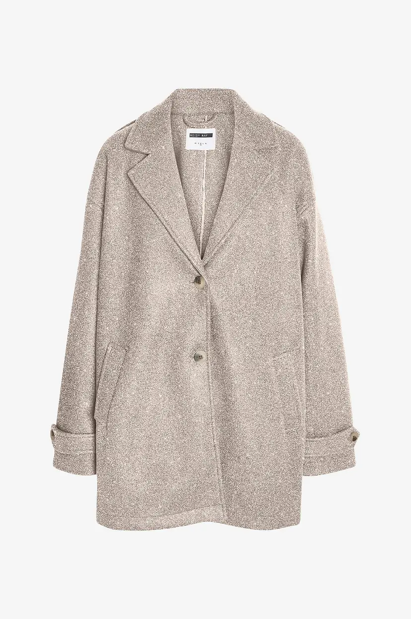 Noisy May Jakke nmAlicia LS Oversize Blazer - Grå