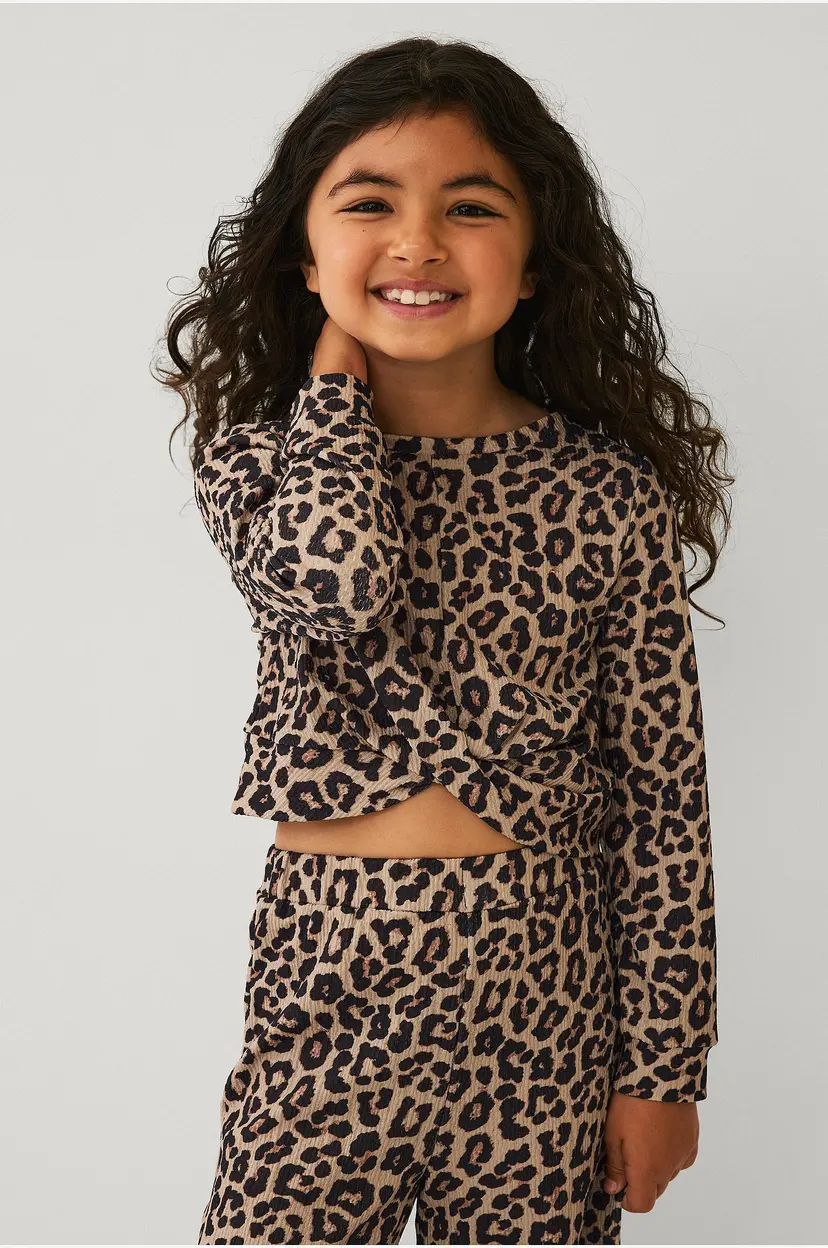 Ellos Collection Topp med knutedetalj - Beige
