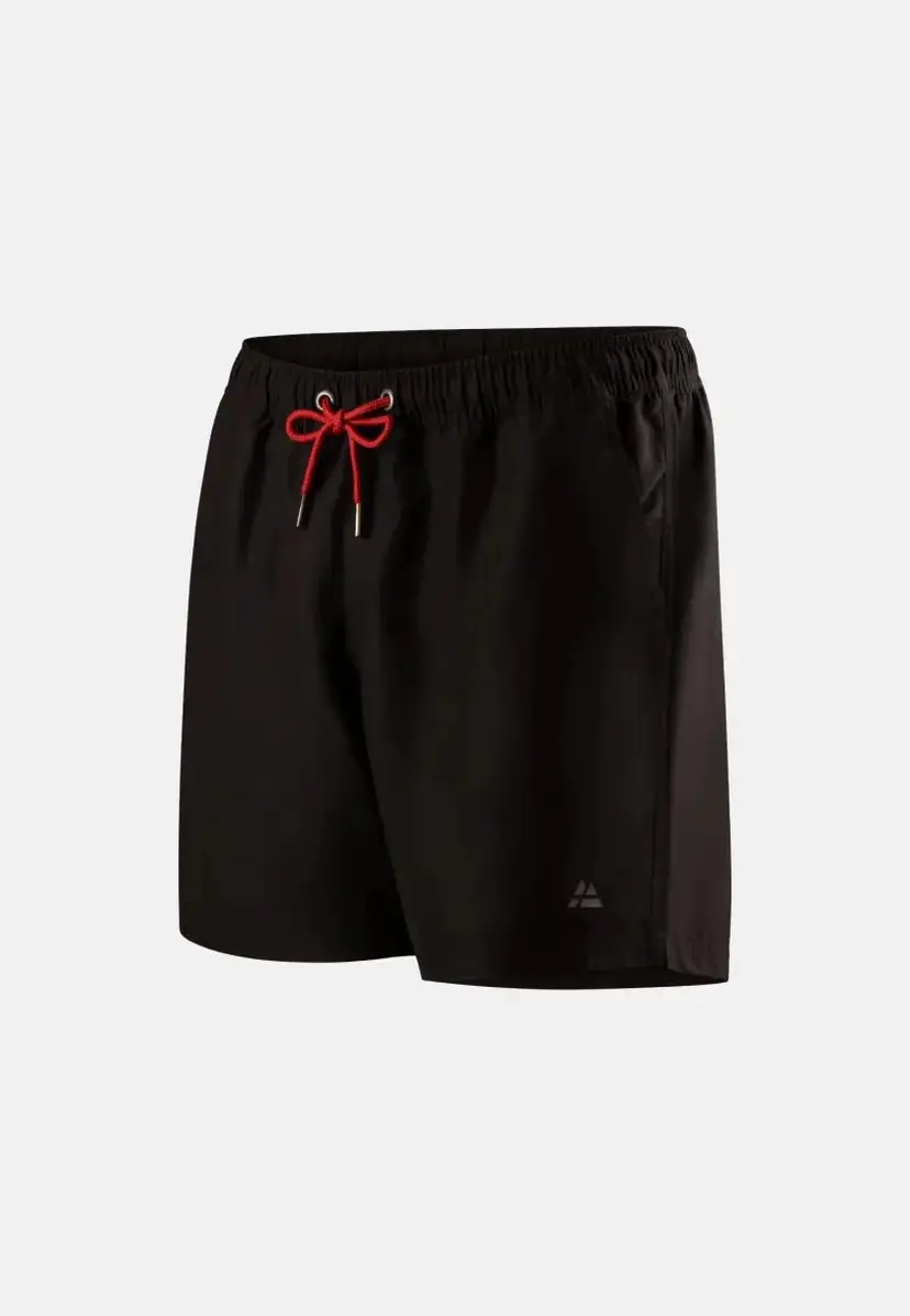 DANISH ENDURANCE DANISH ENDURANCE BADESHORTS til mænd, Sort, 2XL, 100 % genanvendte plastikflasker, hurtigtørrende materiale, OEKO-TEX® STANDARD 100 cert.